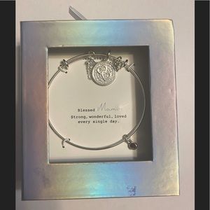 Stainless Steel “Blessed Mama” Bracelet